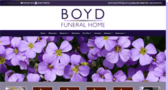 Desktop Screenshot of boydfuneralhome.net